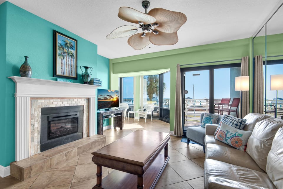 Apartment, Multiple Beds (Palm Beach Club 4-127  Parrot-dise Pa) | Living area | TV