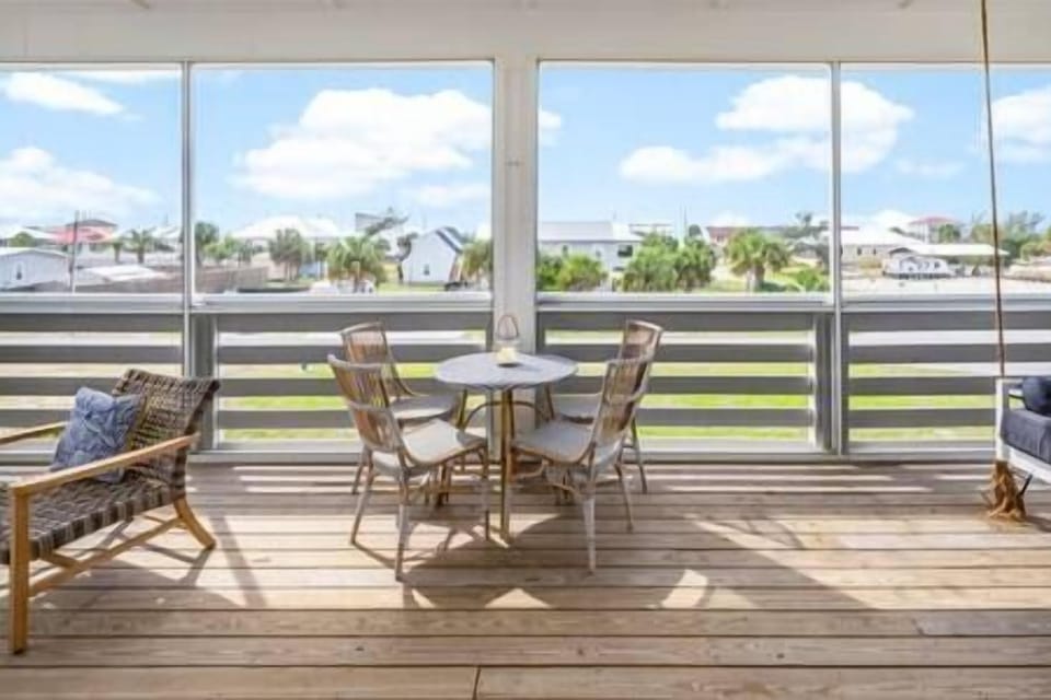 French Bistro Dining Set for 4 is perfect for some tea and fruit  