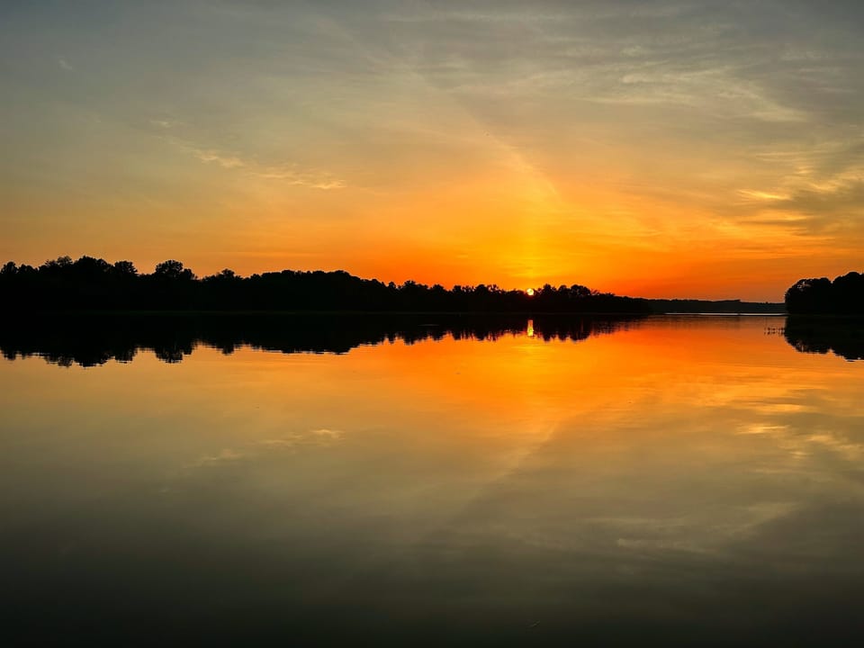 Lake View at Sunset