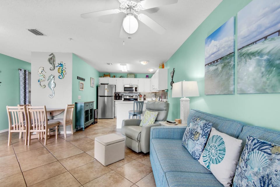 Apartment, 1 King Bed with Sofa bed (Sunset Harbor Villas 313) | Living area | TV