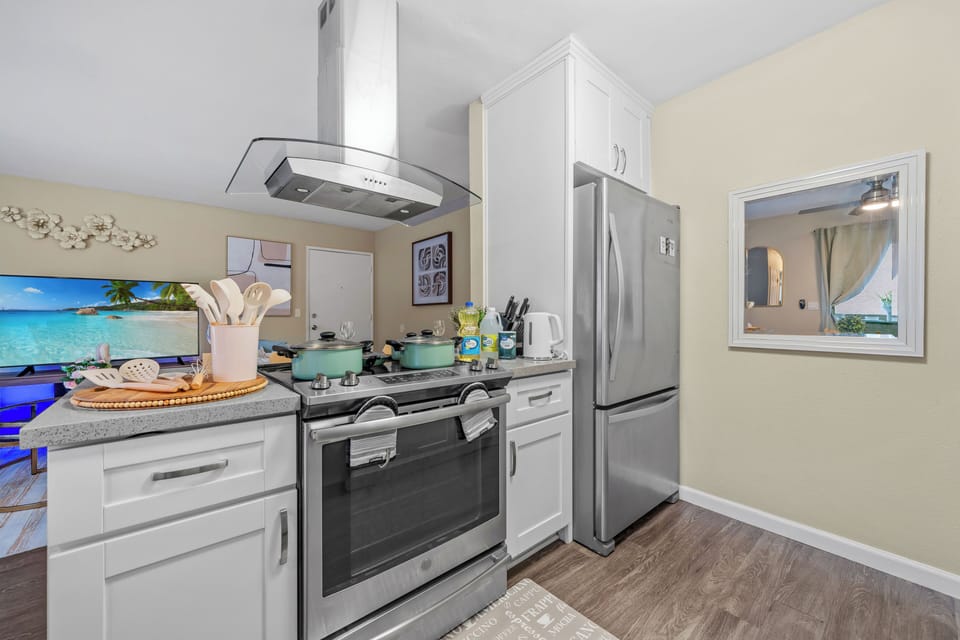 A fully stocked kitchen ready for cooking, gathering, and making memories.