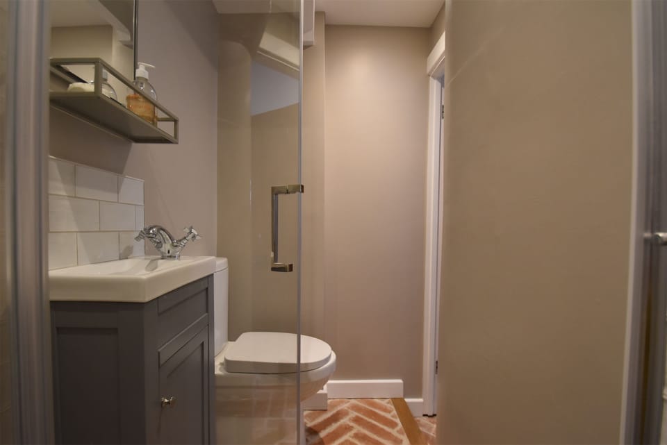 Small shower room off the kitchen