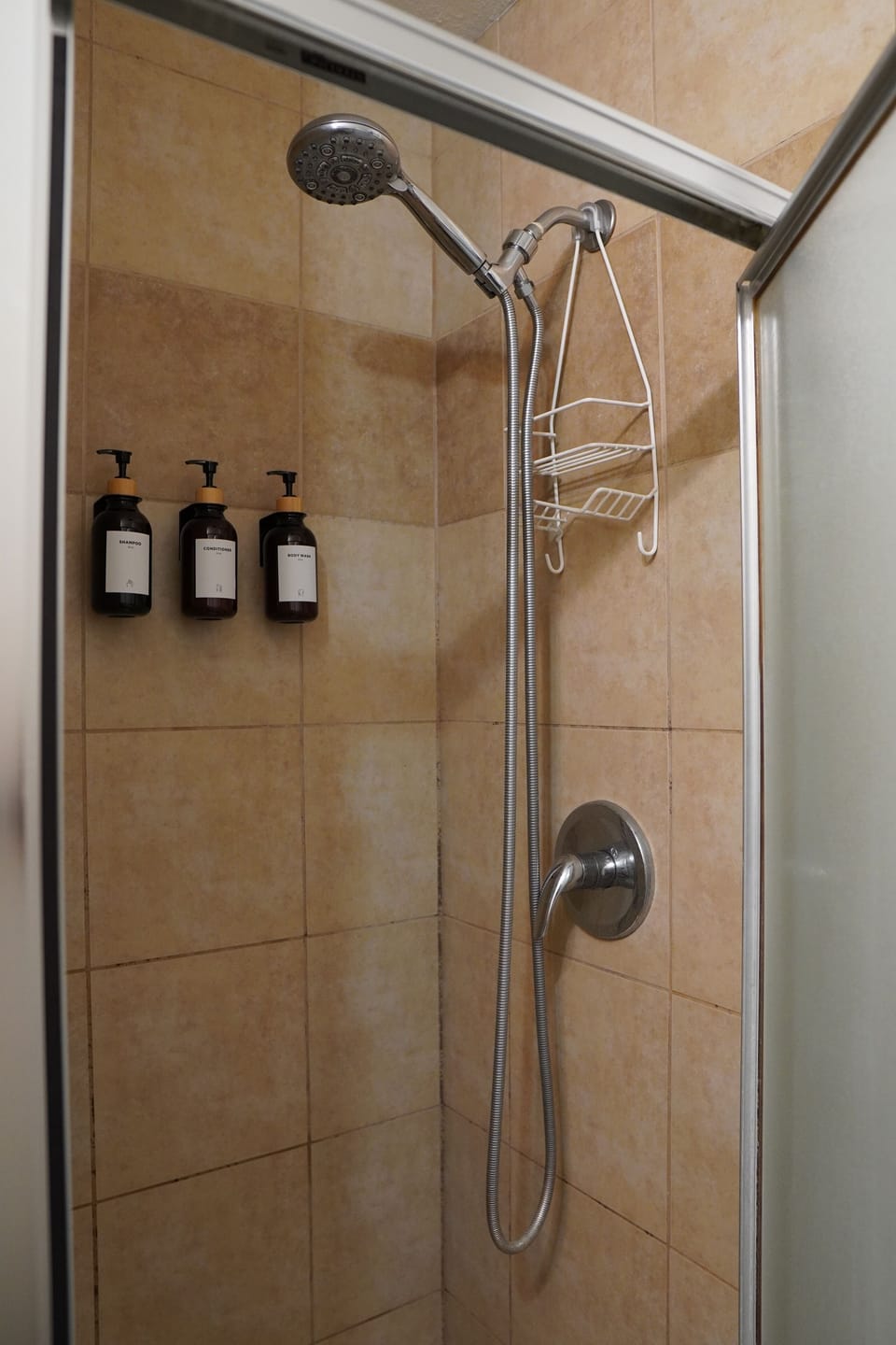 Shower with removable shower head 