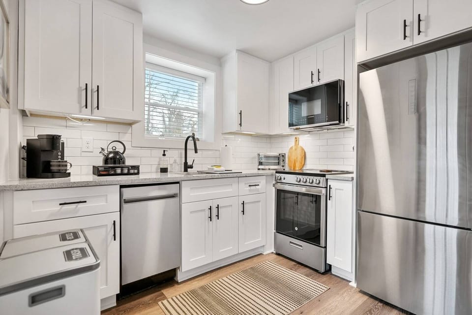 "This place is beautiful, it’s clean and cozy! The kitchen is fully stocked for you to cook and enjoy a meal, all appliances are up to date. The bathroom is beautiful and modern as well. Danielle and her husband are wonderful at communicating and are extremely helpful. We’re looking forward to staying here again!" - Alexis - Boynton Beach, FL *****