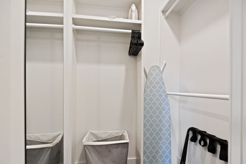 Main House- Master Walk In Closet w/ Iron & Ironing Board