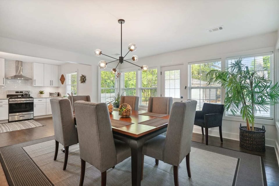 Another View of the Dining Area Looking Out to the Back Patio & Yard