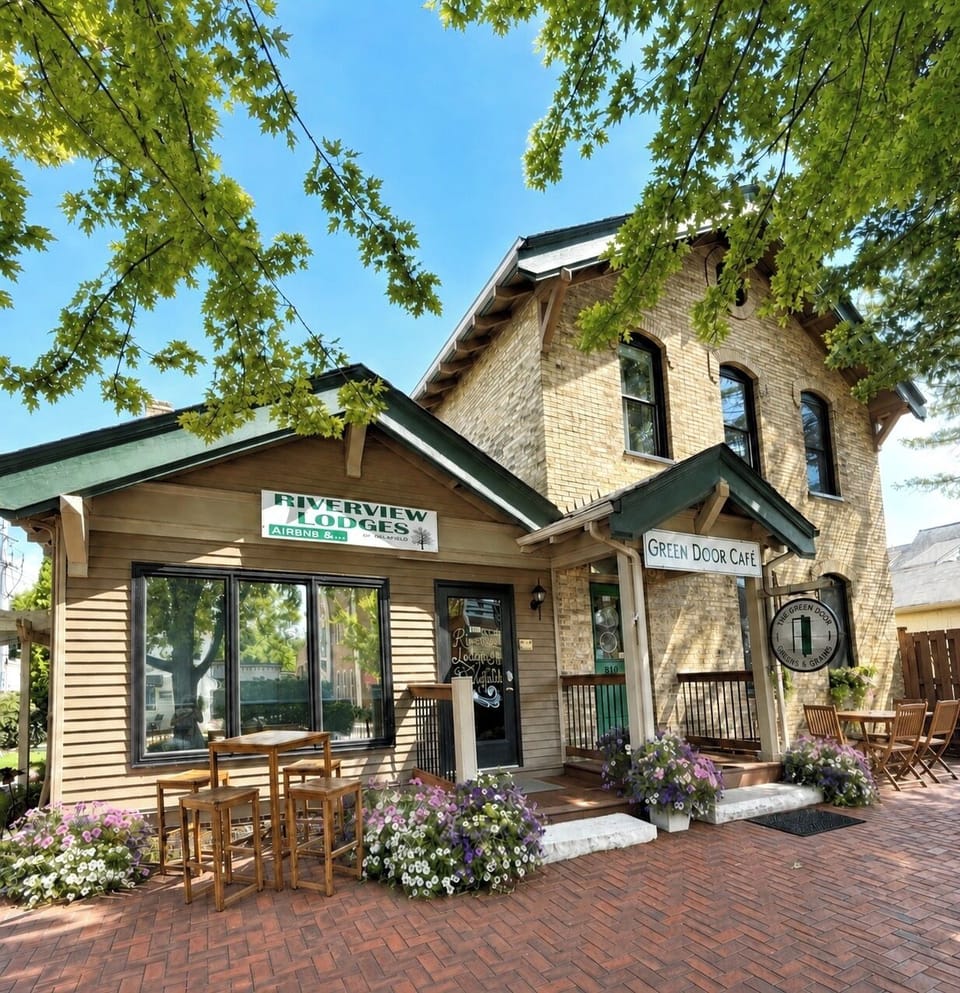 Historic Cream City brick building