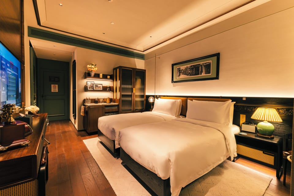Elite Room, 2 Twin Beds, City View | Down comforters, pillowtop beds, minibar (free items), in-room safe