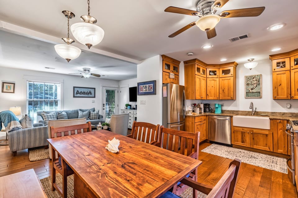 Overlooking the Living Area & Kitchen