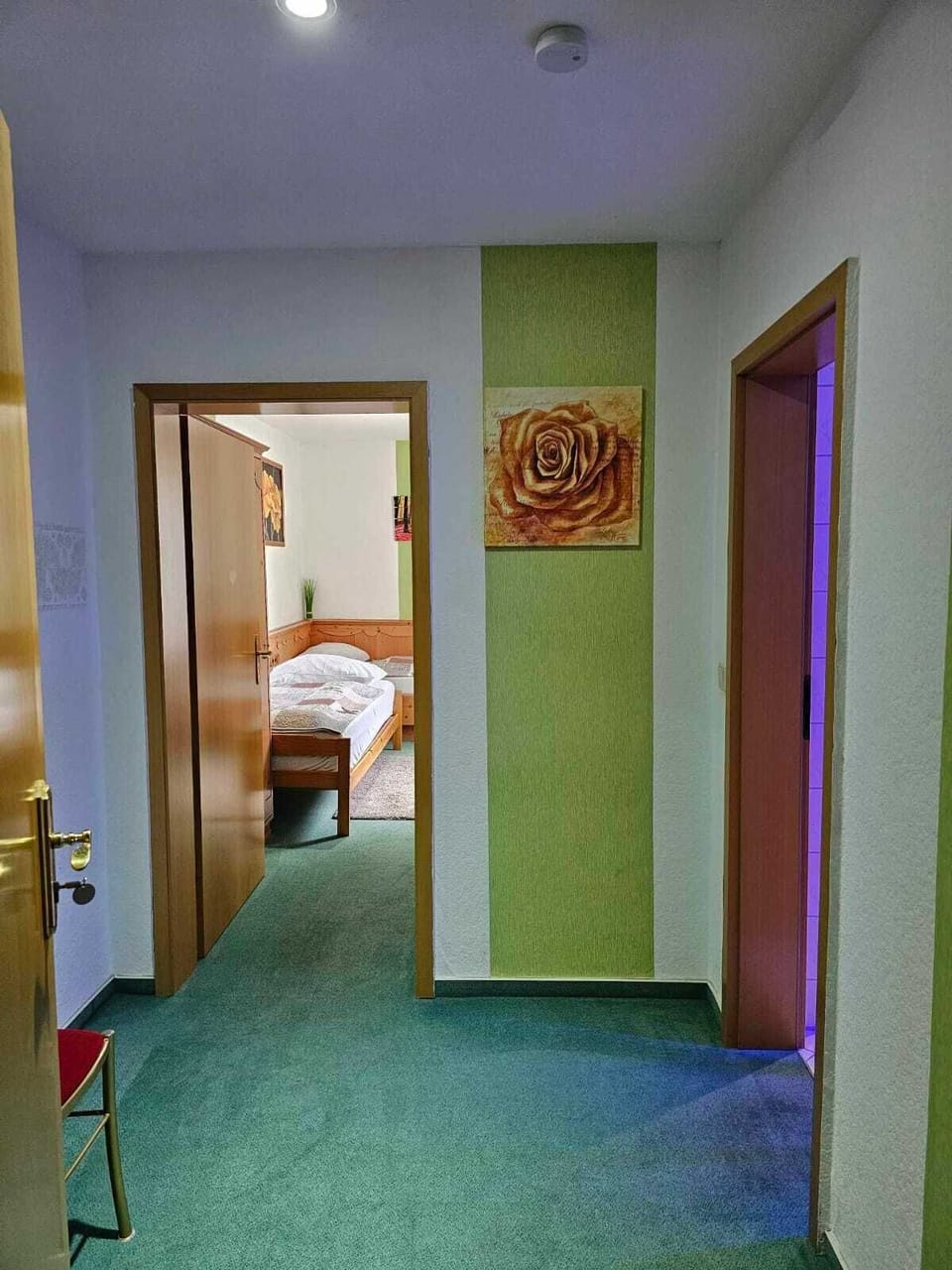 Interior entrance