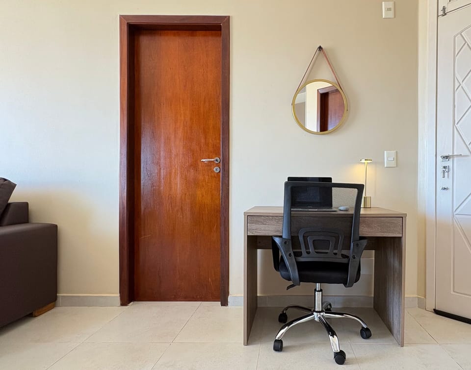 Apartment | Living area | 43-inch Smart TV with satellite channels