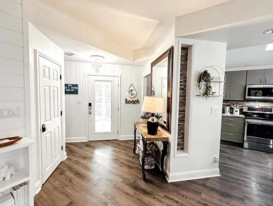 Entryway to open living area