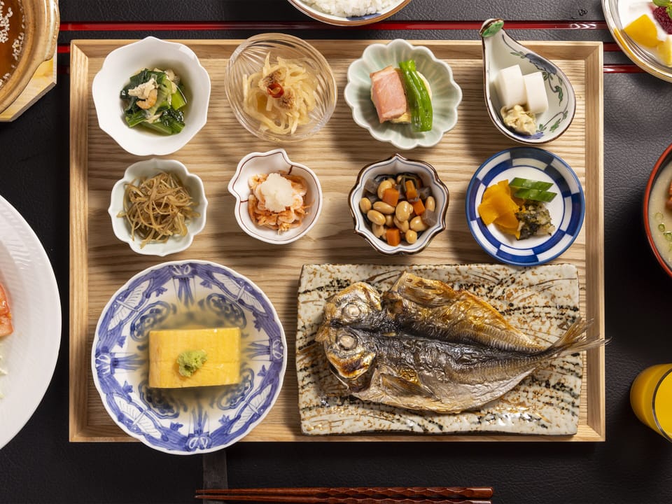 Free daily Japanese breakfast