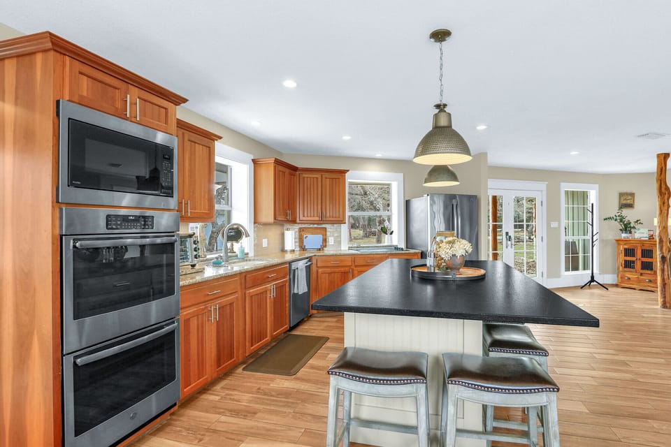 Ample countertop space