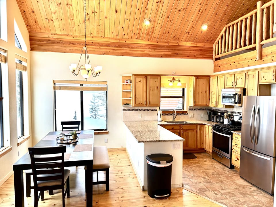 dinning room and kitchen