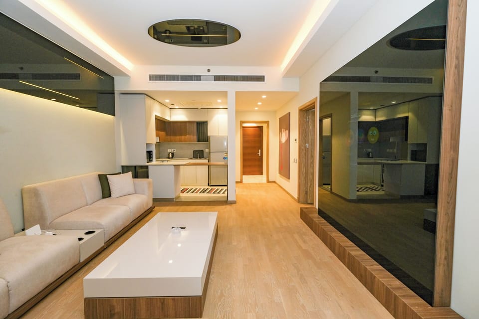 60-cm flat-screen TV with satellite channels