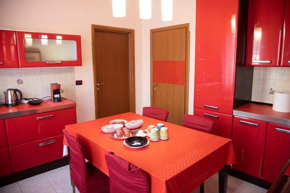 Shared fridge, microwave