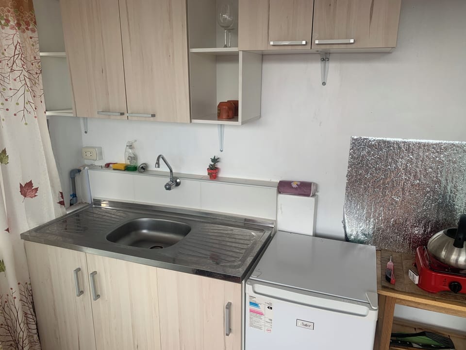 Comfort Apartment, 1 Queen Bed, Kitchenette, City View | Private kitchen | Dishwasher, blender, griddle, cookware/dishes/utensils