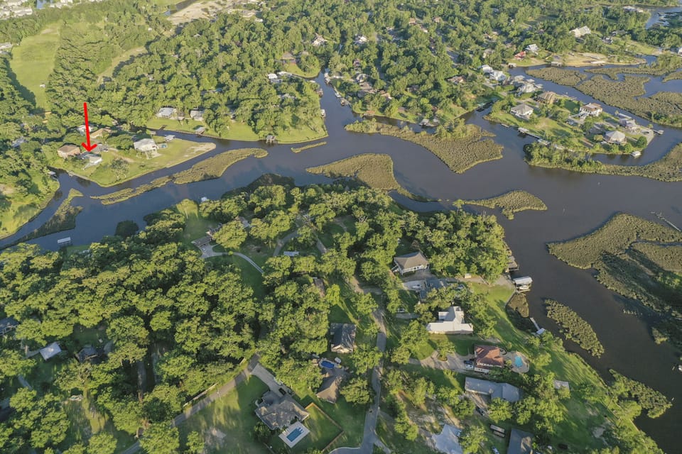Aerial view of Twin Palms