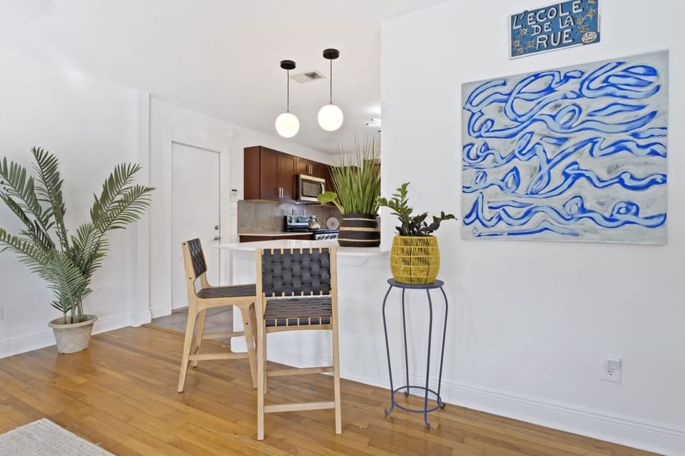 Island for extra eating space 