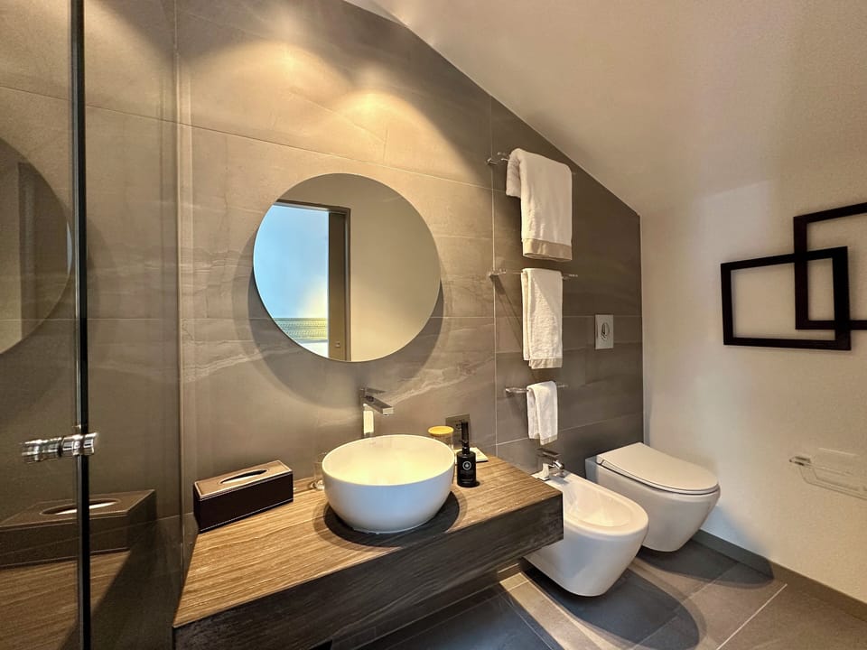Deluxe Single Room | Bathroom | Free toiletries, hair dryer, towels