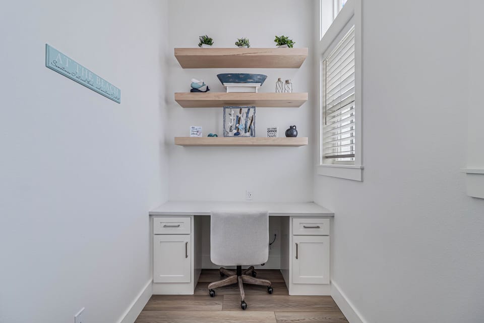 Primary King Bedroom with Office Space, 2nd Floor