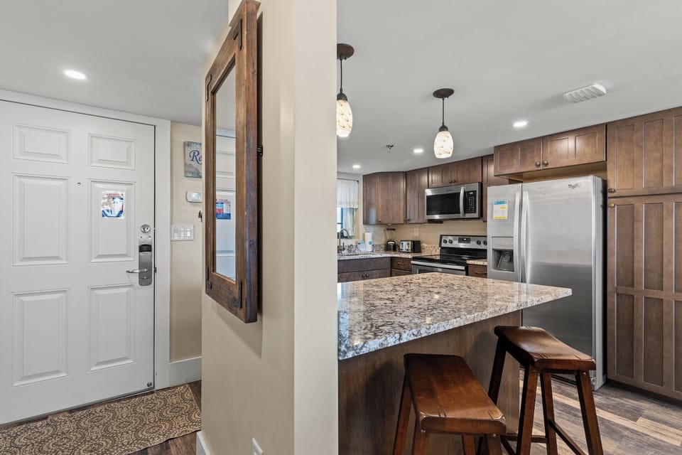 Condo, Multiple Beds, Balcony, Ocean View (Watercrest 1704) | Private kitchen | Fridge, microwave, oven, stovetop
