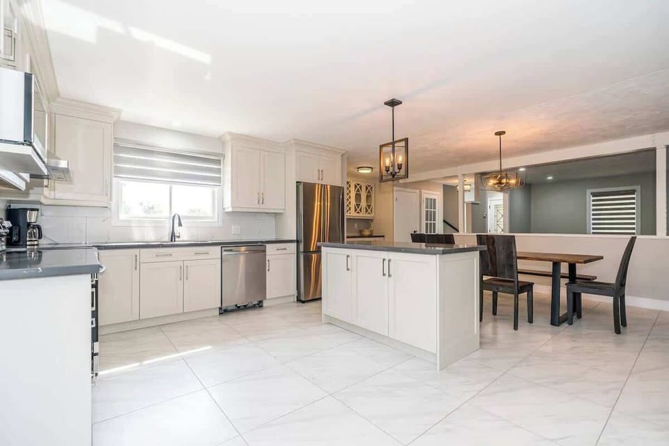 Whip up culinary delights in this fully stocked kitchen haven.