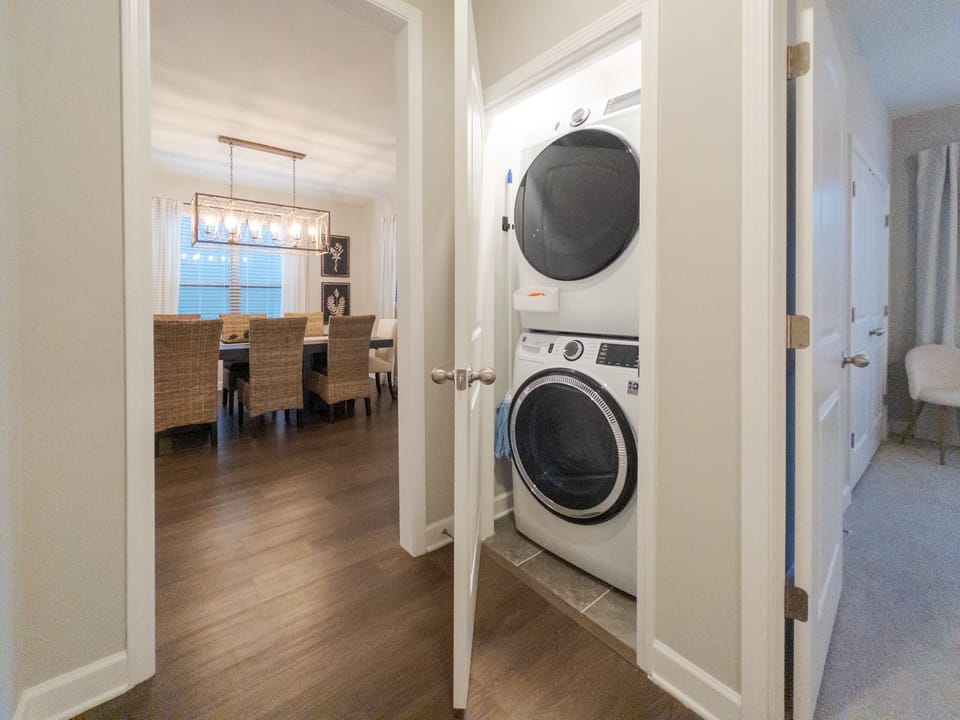 Full size washer and dryer