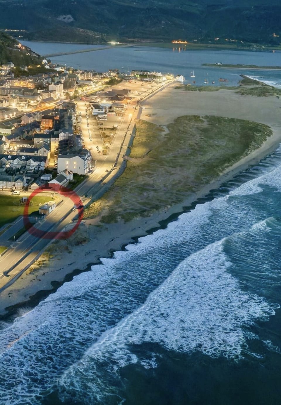Beach front location 