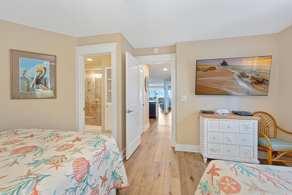 The spacious layout provides plenty of room, while convenient access to the nearby full bathroom makes this a comfortable and inviting space