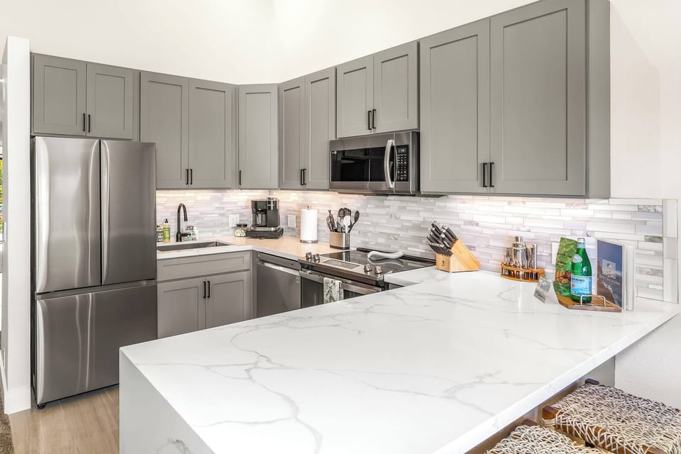 Fully equipped kitchen
