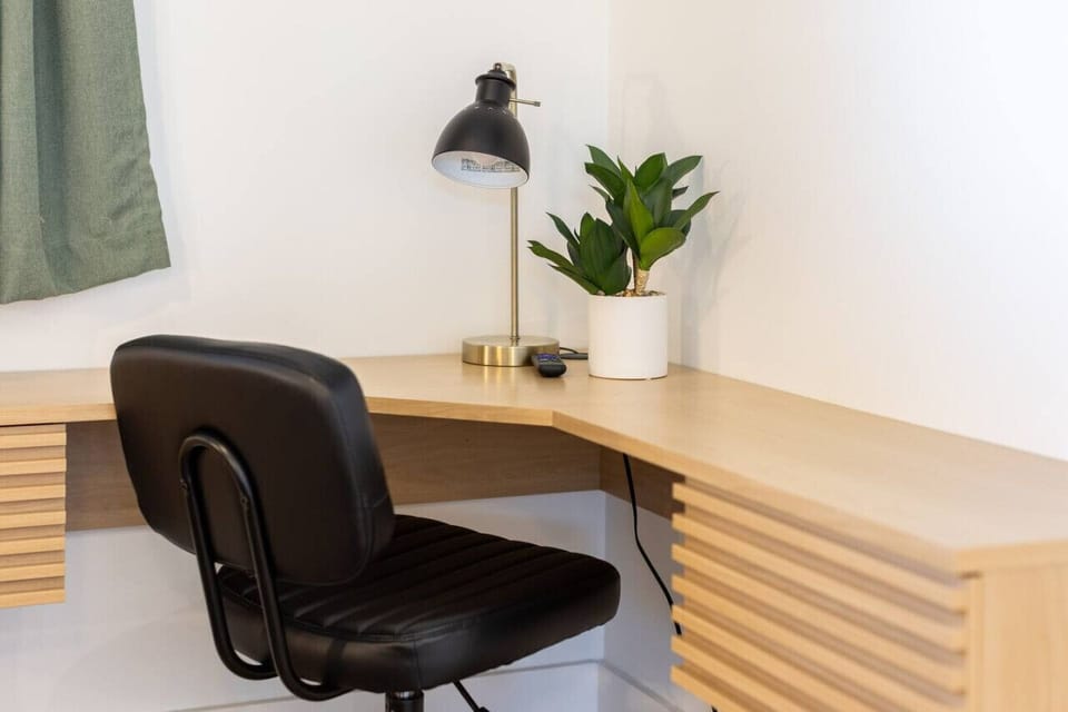 Spacious dedicated workspace in bedroom #2. High-speed internet throughout the home.