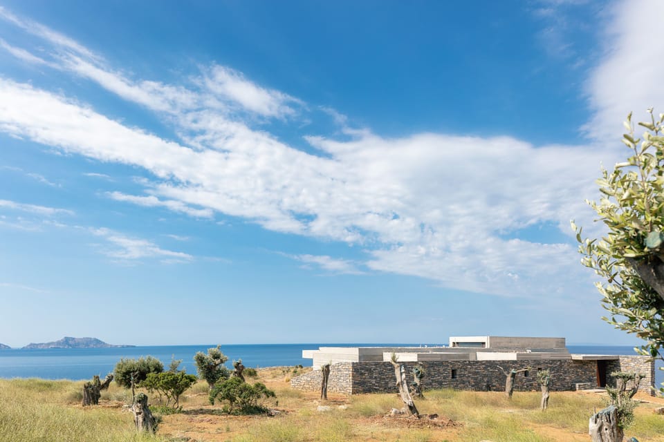 The iconic villa, features 16acres private land.