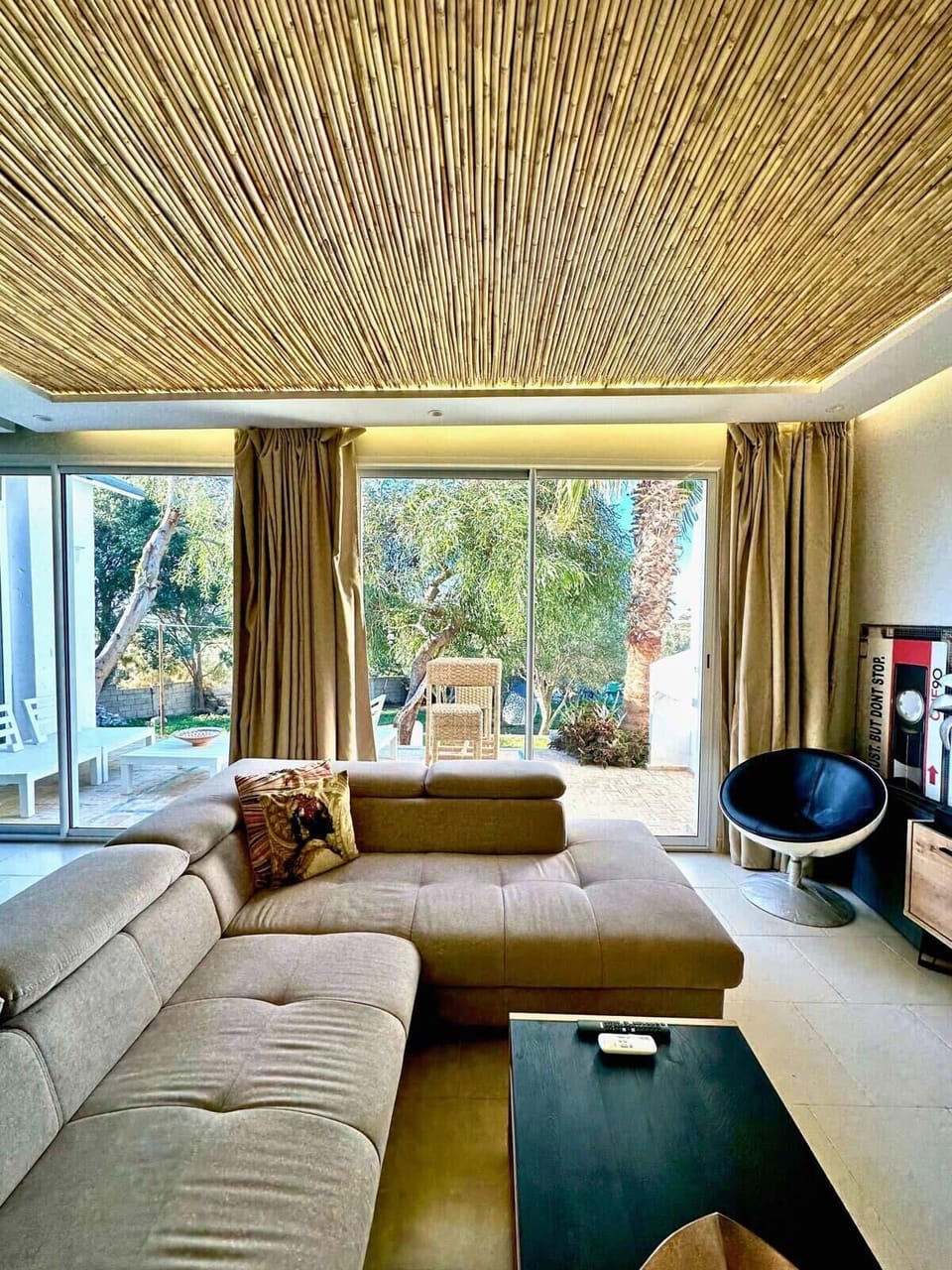 Living Room with Garden View