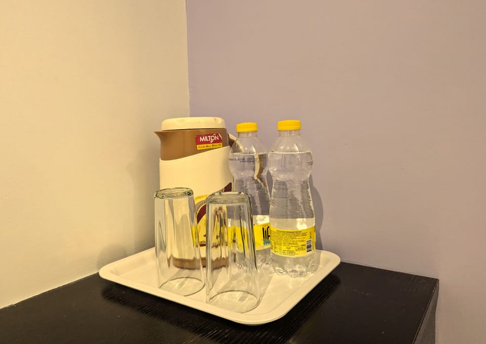 Desk, soundproofing, iron/ironing board, free WiFi
