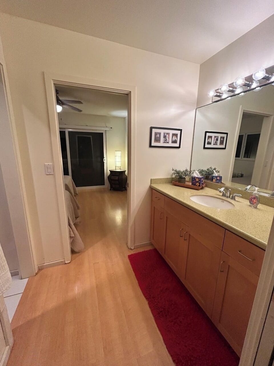 Downstairs Jack & Jill Full Bathroom with Shower