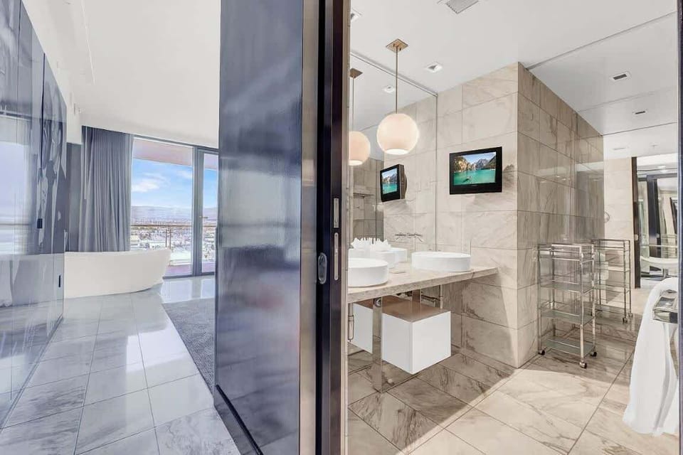 Clean and sanitized bathroom.