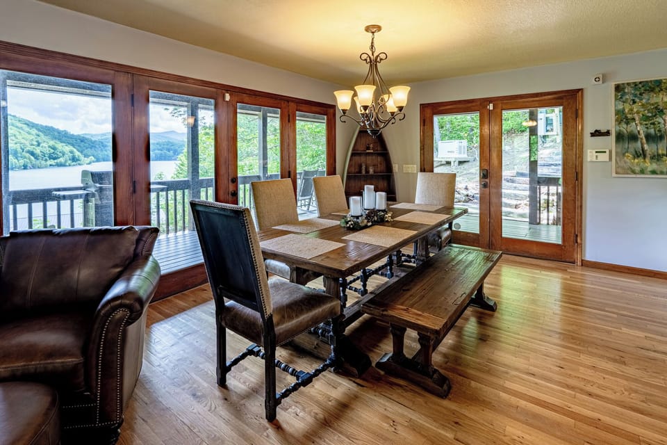 Dining Room - Savor every bite with peaceful water views.