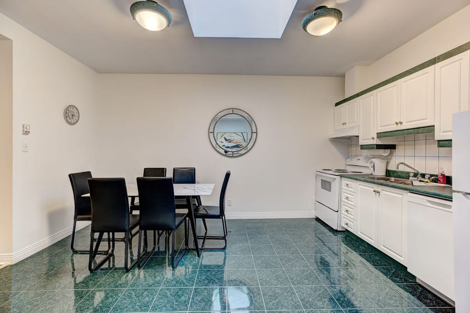 Dining and kitchen