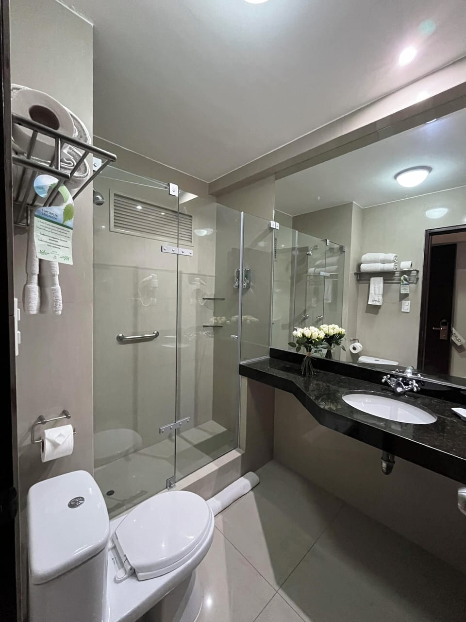 Standard Twin Room | Bathroom | Shower, free toiletries, hair dryer, towels