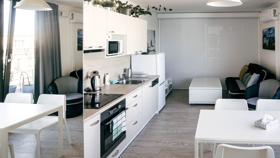 Deluxe Apartment, 1 Bedroom | Microwave