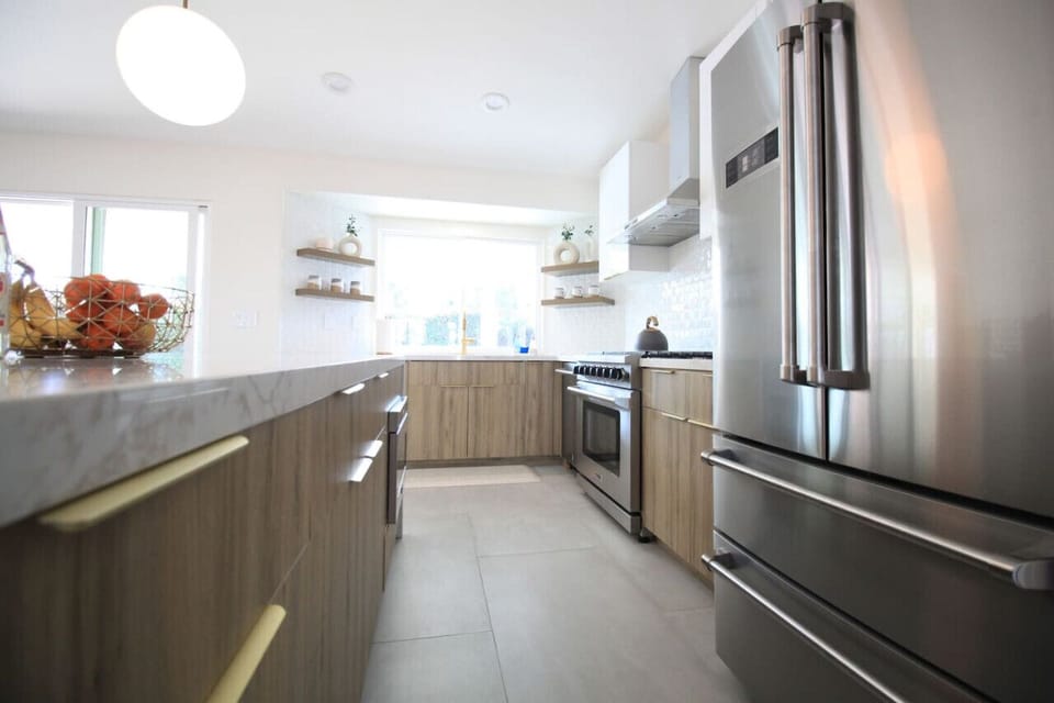 Thor French Fridge and Two Freezer Drawers, Thor Range and Oven