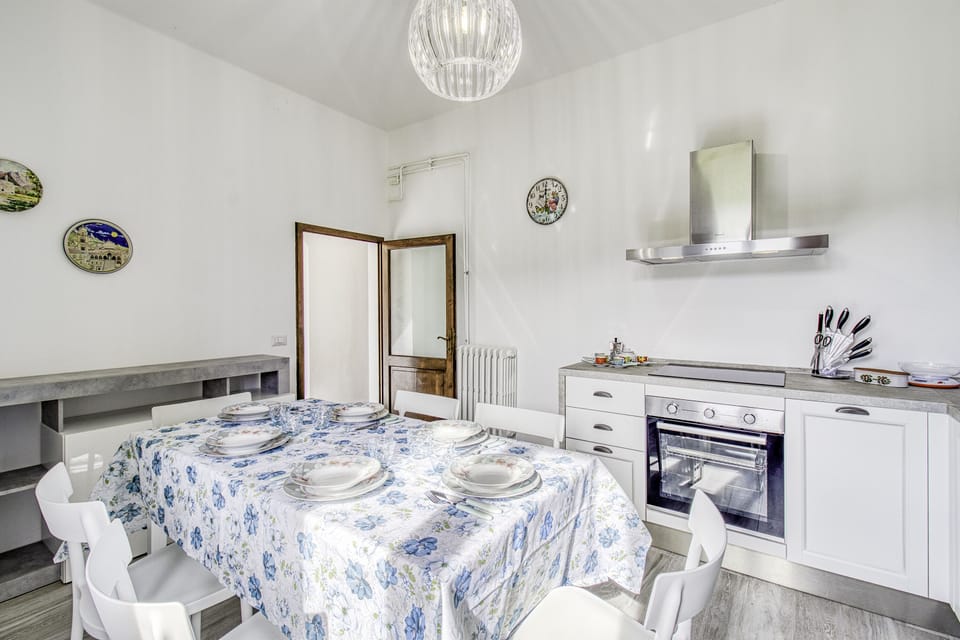Kitchen and dining area