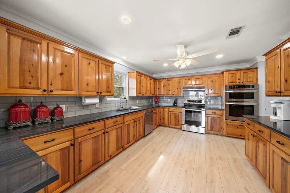Another angle of the kitchen