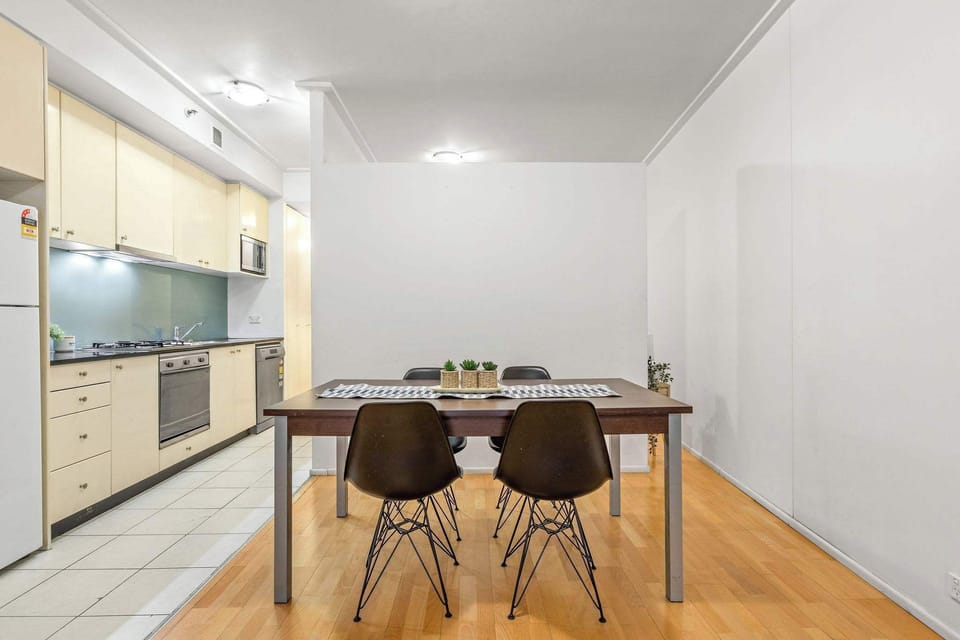 The dining area.