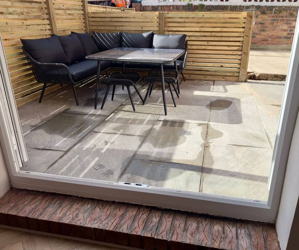 Outside seating area