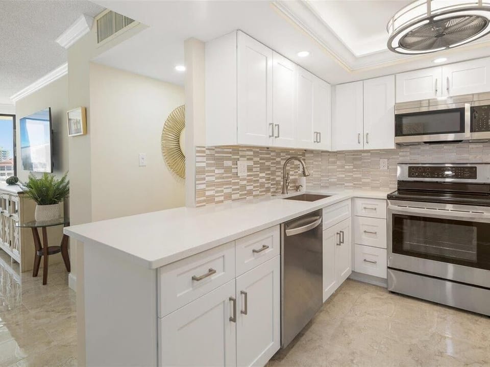 Bright and White Kitchen