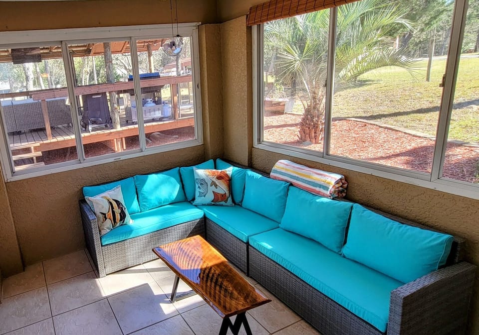 SUNROOM - Perfect for a morning cup of coffee or evening cocktail.