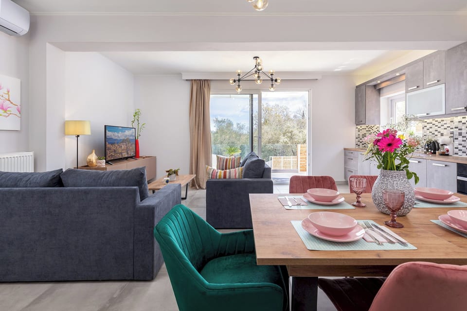 The dining room is ready for any holiday meal for your family with seating for 4